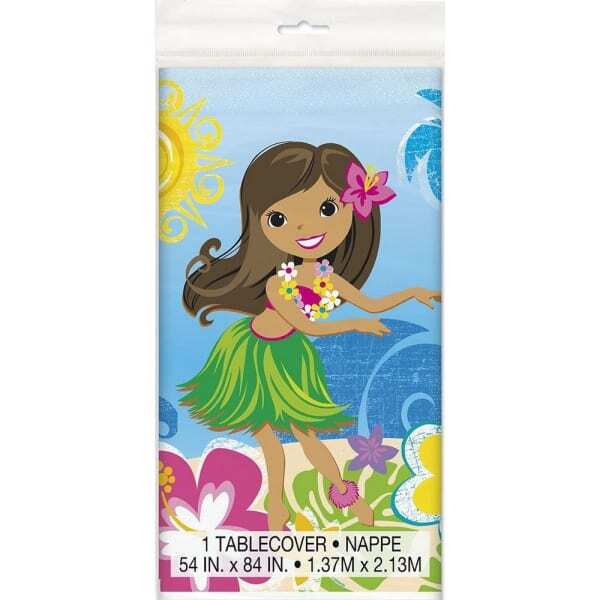 Unique Party Plastic Hula Luau/Beach Party Party Table Cover