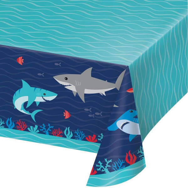 Creative Party Paper Shark Party Table Cover