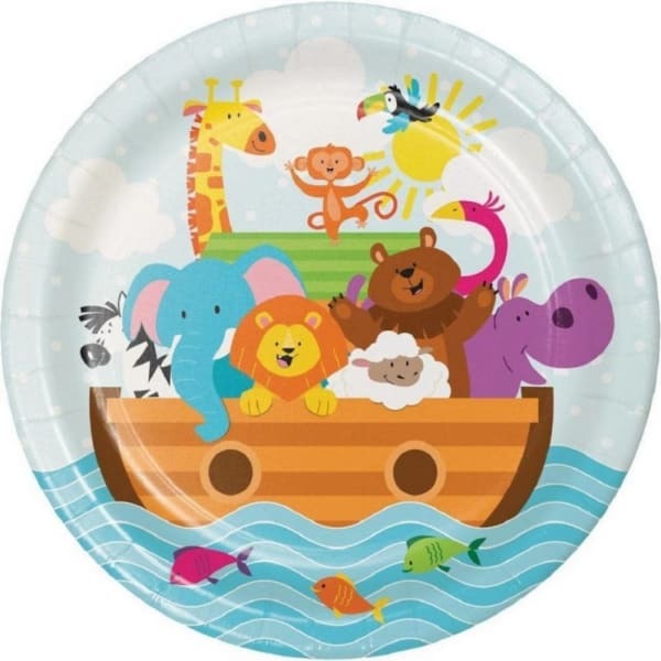 Creative Party Paper Baby Shower Party Plates (Pack of 8)