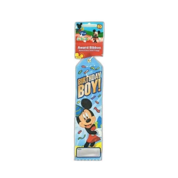 Disney Birthday Boy! Mickey Mouse Award Ribbon