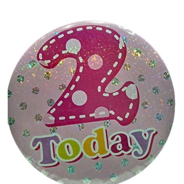 Sparkle 2nd Birthday Badge