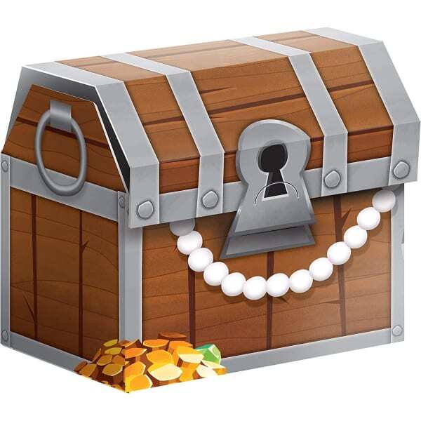 Creative Party Island Pirate Treasure Gift Boxes (Pack of 8)