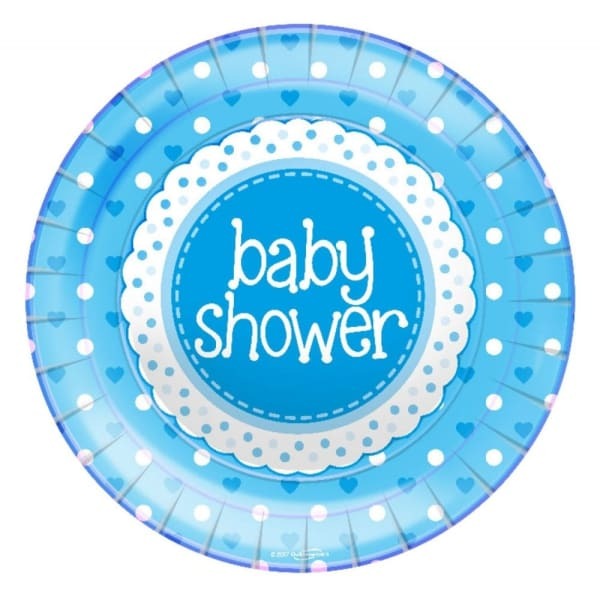 Oaktree Baby Shower Party Plates (Pack of 8)