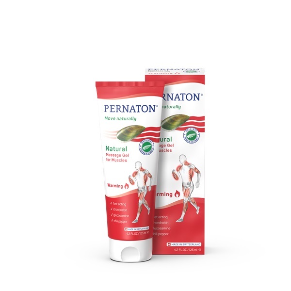 Pernaton Natural Warming Gel for Muscle Massage 125ml