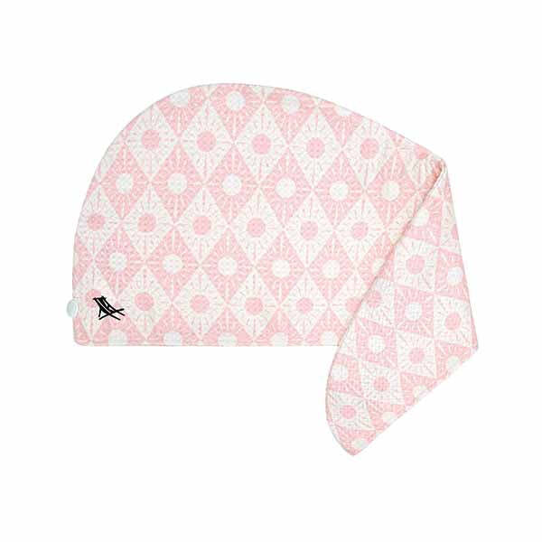 Dock & Bay Quick Dry Waffle Hair Wrap - Diamond Pink