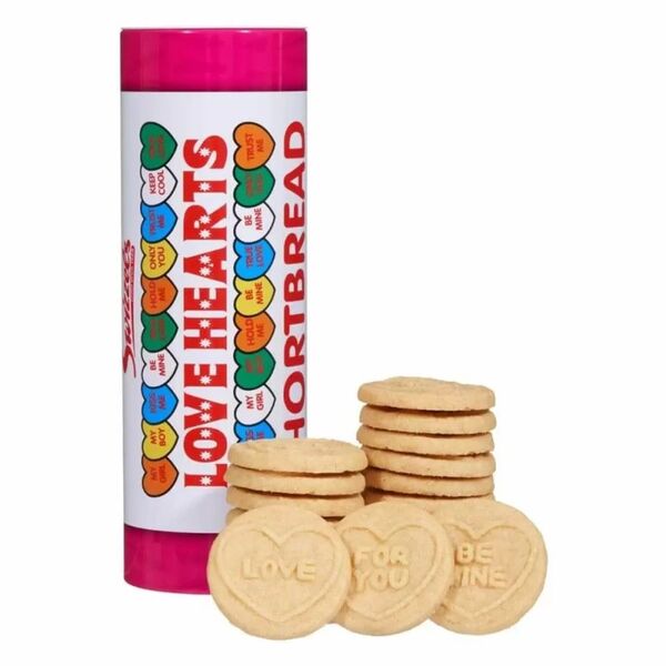 Schweppes Love Hearts Shortbread Tin