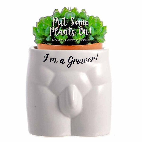 Prezzybox Body Plant Pot I'm A Grower