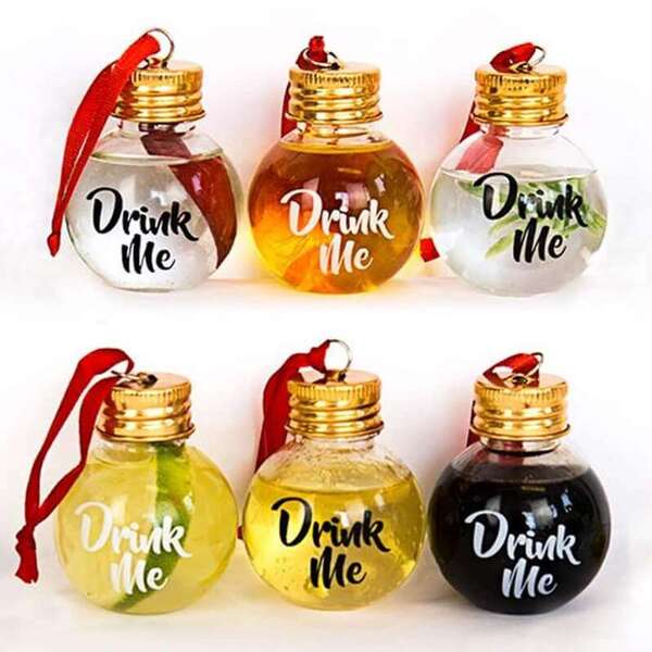 Prezzybox Drink Me Boozy Baubles - Set of 6