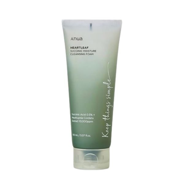 Anua Heartleaf Succinic Moisture Cleansing Foam