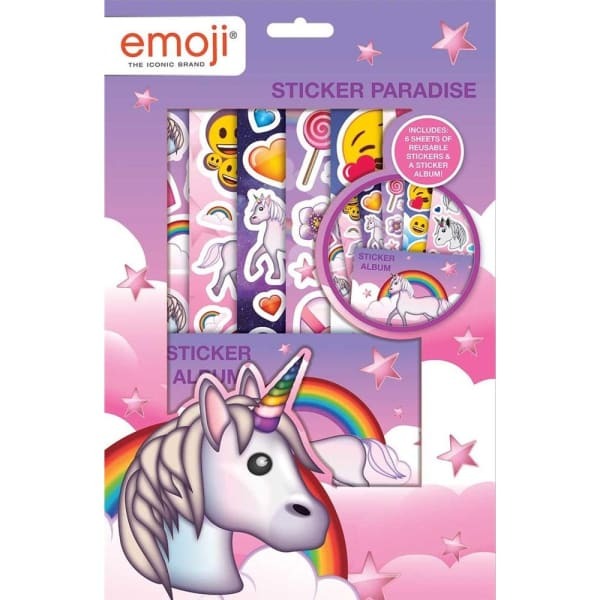 Emoji Paradise Unicorn Stickers