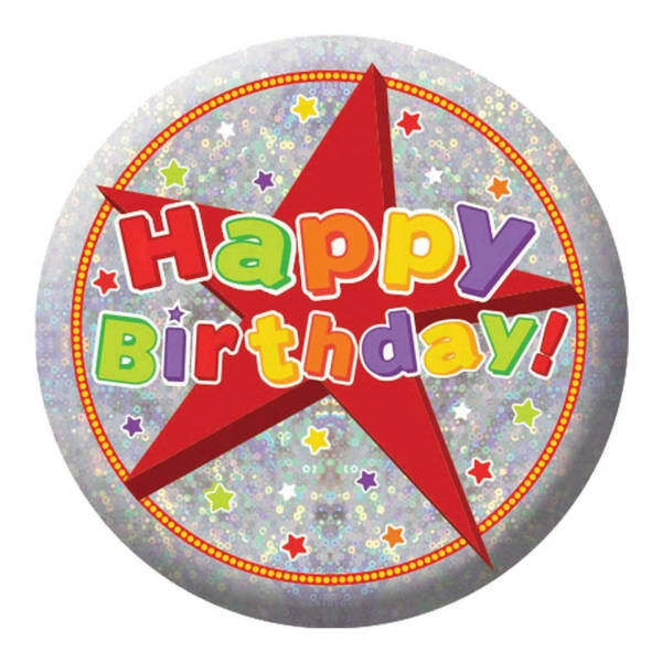 Amscan Star Birthday Badge