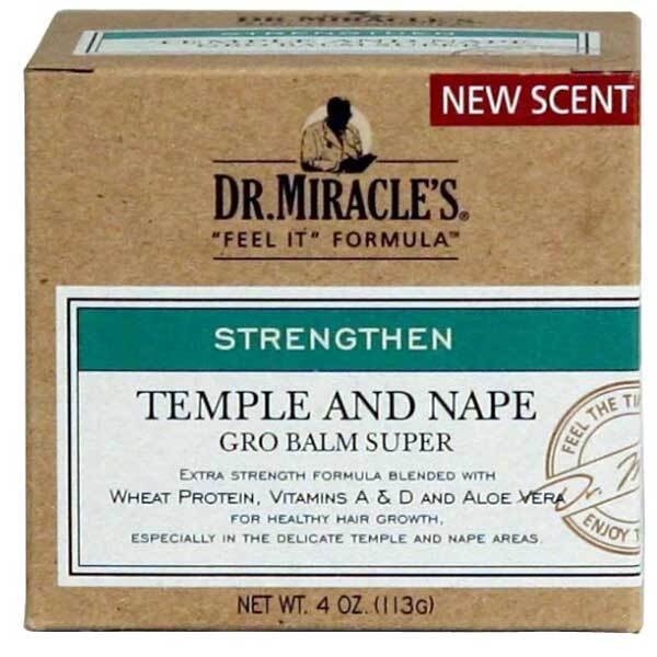 Dr. Miracles Feel It Formula Temple N Nape Super Gro Balm