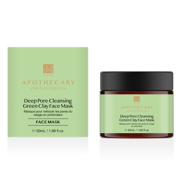 Dr Botanicals Deep Pore Cleansing Green Clay Face Mask 50ml