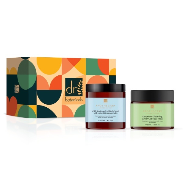 Dr Botanicals Rebalancing Mask & Body Scrub Anti-Ageing Kit