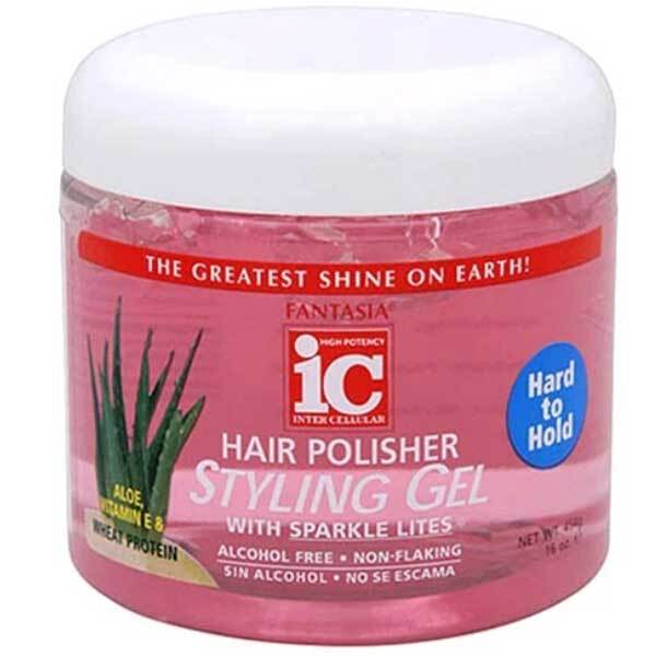 Fantasia IC Hard To Hold Styling Gel With Sparkle Lites