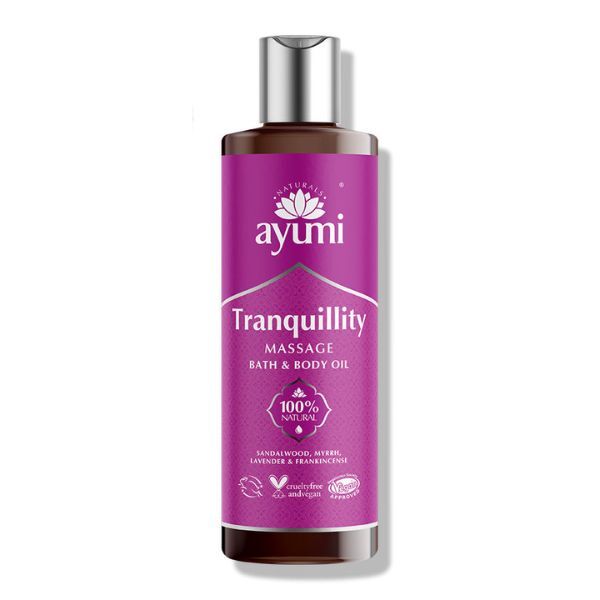 Ayumi Naturals Tranquillity Bath & Body Massage Oil 250ml