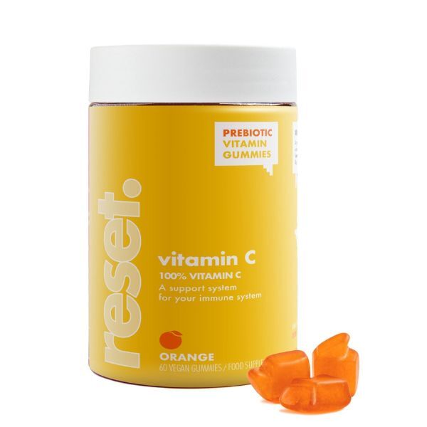 RESET Vitamin C Vitamins Gummies Orange Flavour-60pcs