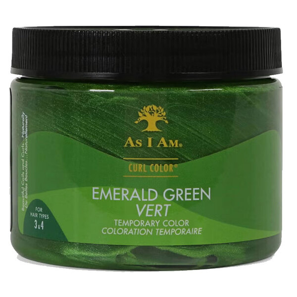 As I Am Curl Color Emerald Green Vert Temporary Color