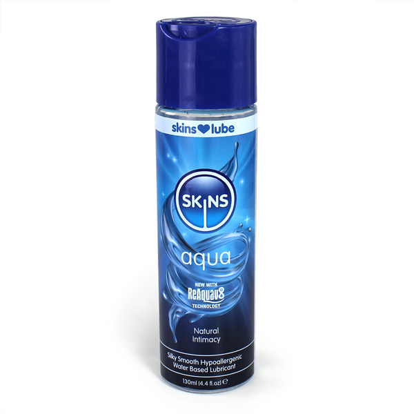 Skins Aqua Water Based Lubricant 4.4 fl oz (130ml)