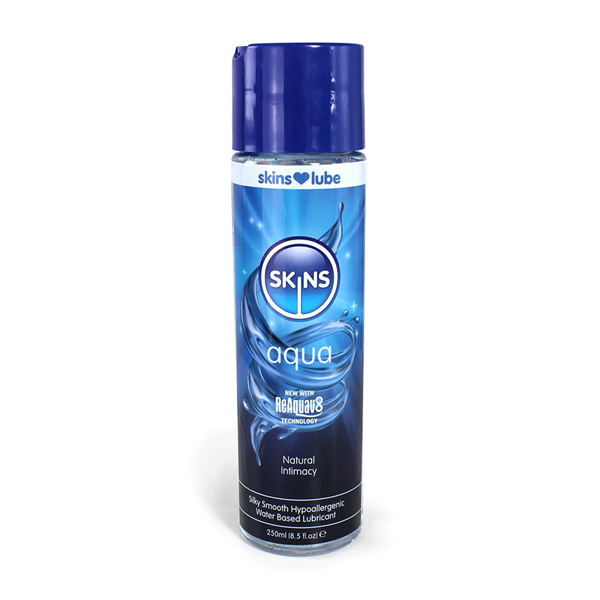 Skins Aqua Water Based Lubricant 8.5 fl oz (250ml)