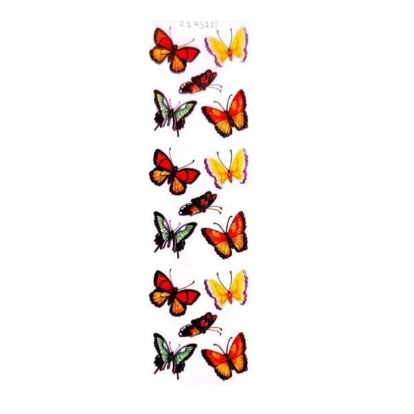 Amscan Butterfly Sticker Sheet