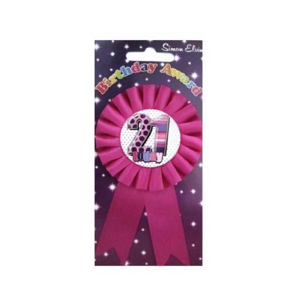 Simon Elvin 21st Birthday Award Ribbon