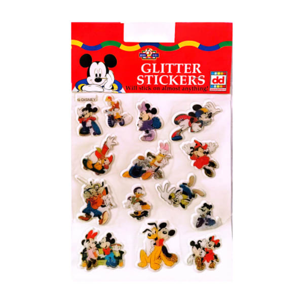 Disney Glitter Cartoon Character Stickers