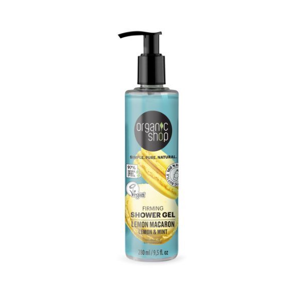 Organic Shop Firming Shower Gel Lemon Macaron 280 ml