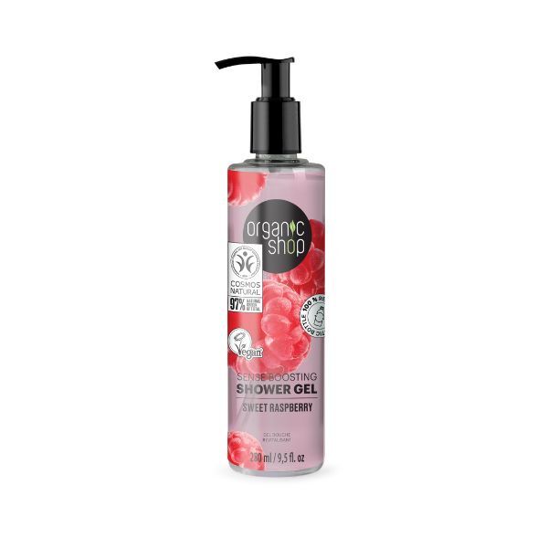 Organic Shop Sense Boosting Shower Gel Sweet Raspberry 280ml