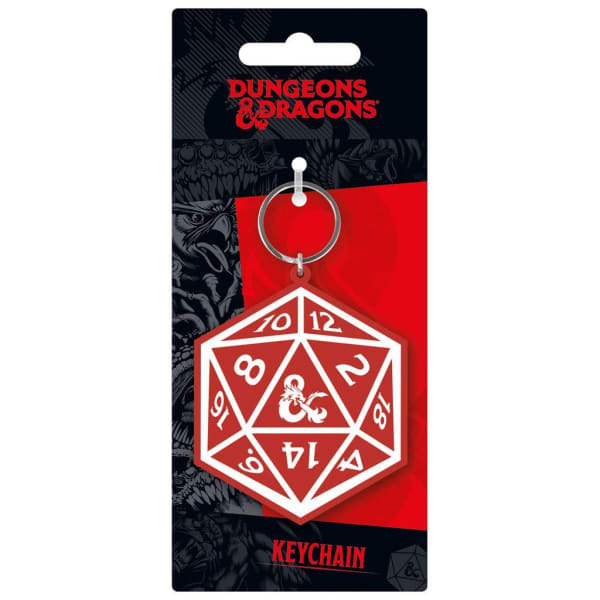 Dungeons & Dragons Dice PVC Keyring