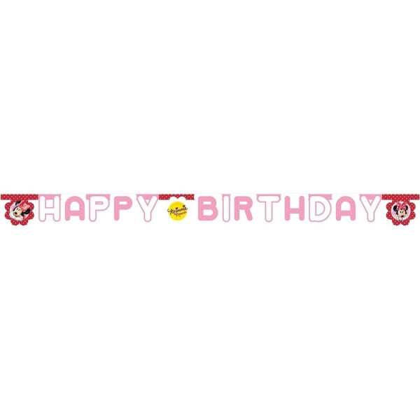 Disney Letters Minnie Mouse Happy Birthday Banner