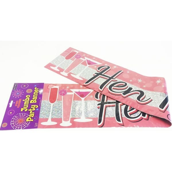 Eurowrap Hen Night Wall Banner (Pack of 3)