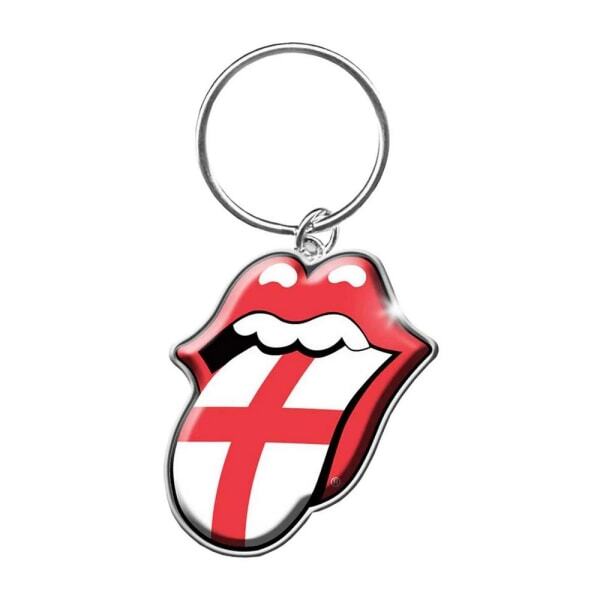 The Rolling Stones England Enamel Keyring