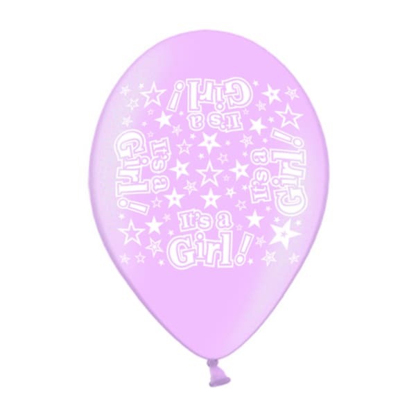 Simon Elvin It´s A Girl Latex Balloons (Pack Of 10) (10in)