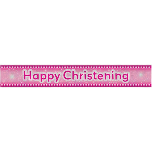 Amscan Holographic Christening Banner (2.7m)