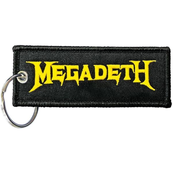 Megadeth Double Sided Patch Logo Keyring