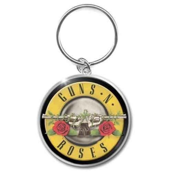 Guns N Roses Bullet Logo Keyring