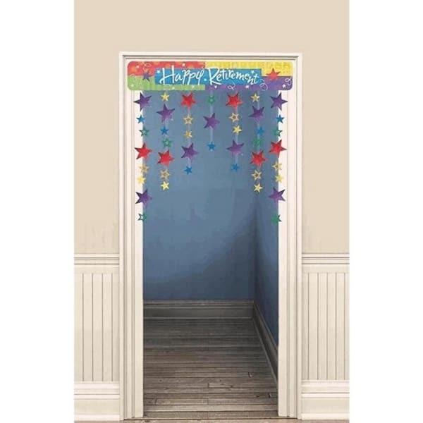 Amscan Happy Retirement Stars Doorway Decoration