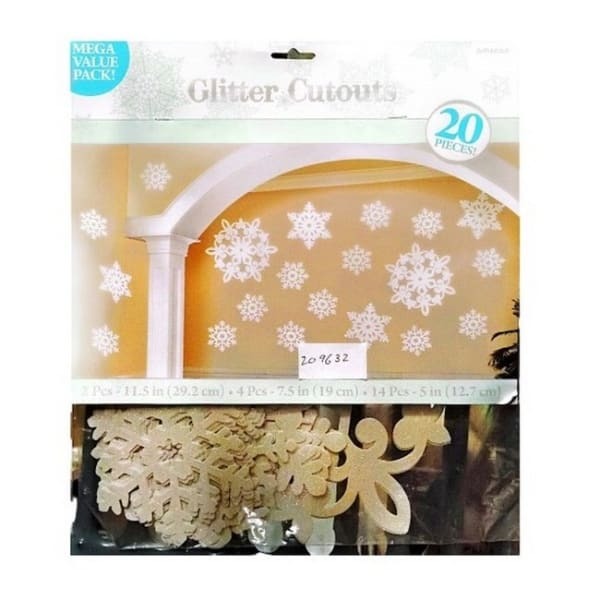 Amscan Cut Out Christmas Decoration (Pack of 20)