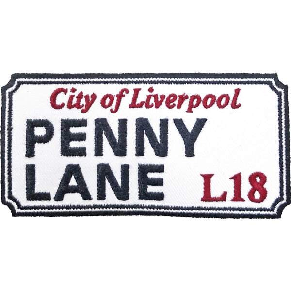 Generic Penny Lane, Liverpool Sign Road Sign Patch