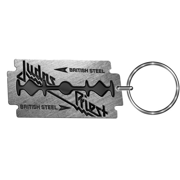 Judas Priest British Steel Metal Keyring