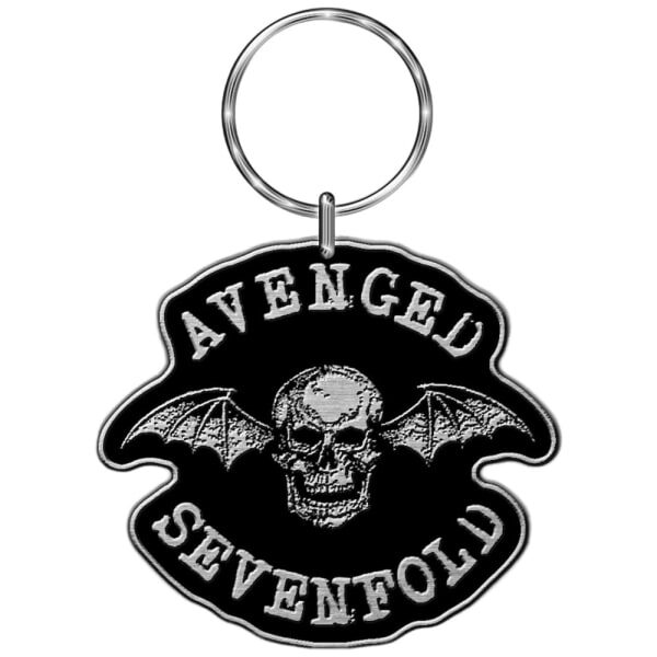 Avenged Sevenfold Death Bat Enamel Keyring