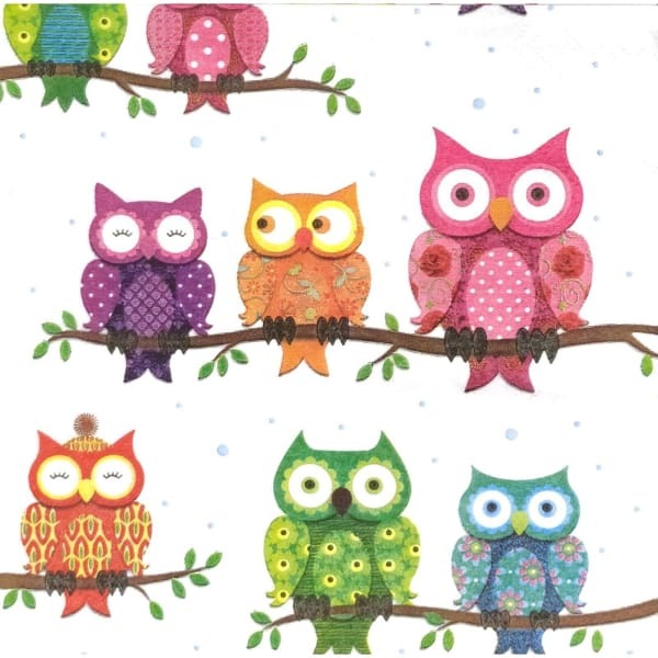 3 Ply Owl Napkins (Pack of 20)