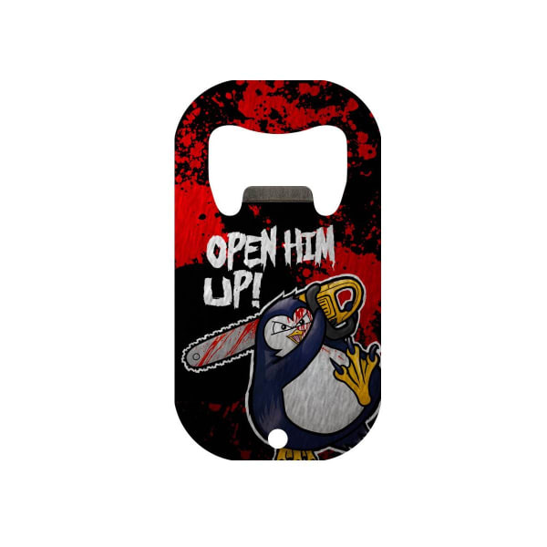 Psycho Penguin Open Him Up Mini Bottle Opener