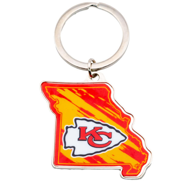 Kansas City Chiefs State Keyring