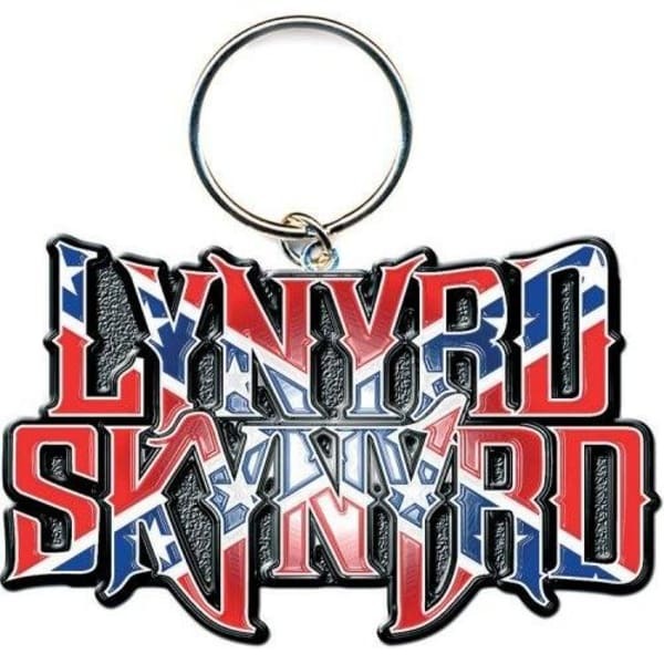 Lynyrd Skynyrd Flag Logo Enamel Keyring