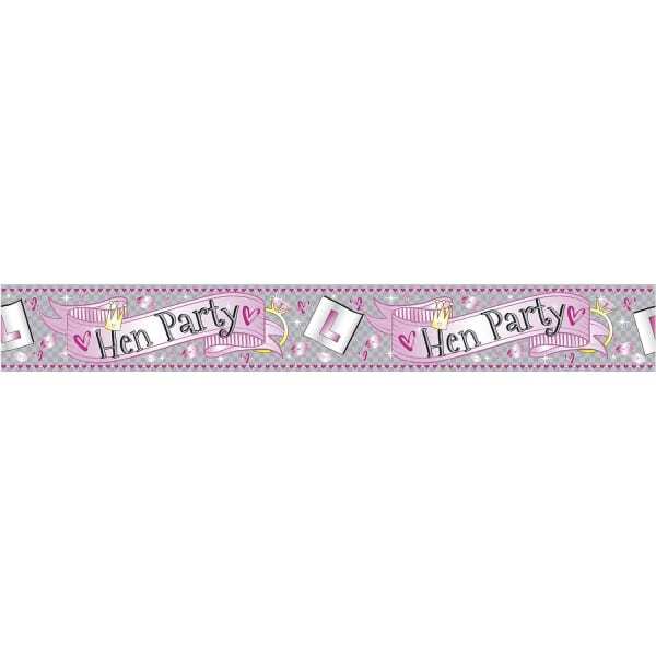 Eurowrap Holographic Hen Night Banner