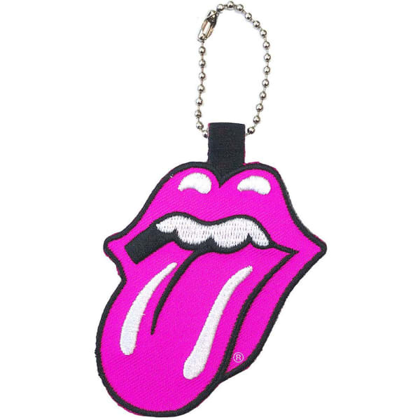 The Rolling Stones Classic Tongue Double Sided Patch Keyring