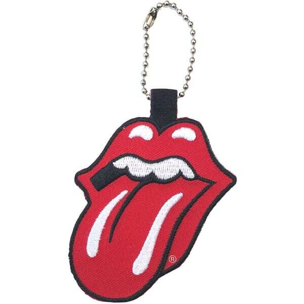 The Rolling Stones Classic Tongue Double Sided Patch Keyring