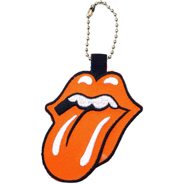 The Rolling Stones Classic Tongue Double Sided Patch Keyring